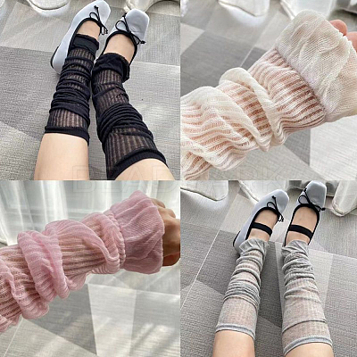 2 Pairs 2 Colors Polycotton Oversleeves AJEW-CY0001-40A-1