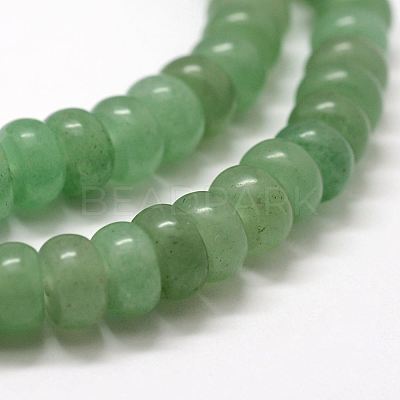 Natural Green Aventurine Bead Strands G-G668-08-5x8mm-1