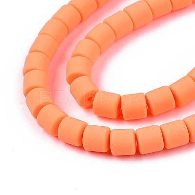 Handmade Polymer Clay Bead Strands X-CLAY-ZX006-01-39-1
