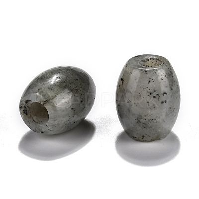 Natural Labradorite European Beads LS-G-F580-A09-1
