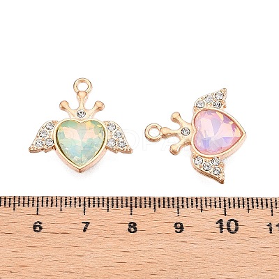 Alloy Glass Pendants PALLOY-N176-70KCG-1