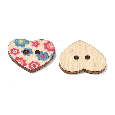Sweetheart Painting Buttons with 2-hole NNA1131-1