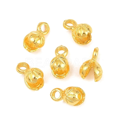 Brass Bead Tips KK-N0002-04G-1