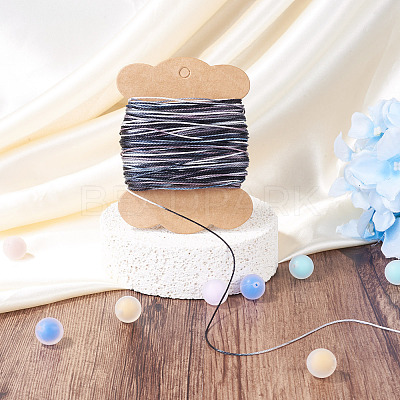 50M Gradient Color Waxed Polyester Cords YC-TADJ0001-04F-1