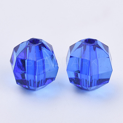 Transparent Acrylic Beads TACR-Q256-8mm-V44-1