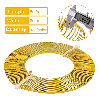 Flat Aluminum Wire AW-BC0003-19A-1