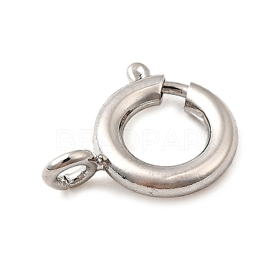 Brass Spring Ring Clasps KK-D407-20P-C-1