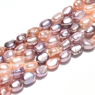 Natural Cultured Freshwater Pearl Beads Strands PEAR-N014-05F-02-1