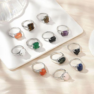 Natural & Synthetic Gemstone Rings G-T017-01-1