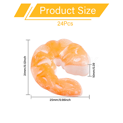 Plastic Shrimp Model DJEW-CA0001-40-1