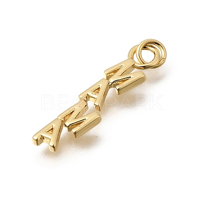 Mother's Day Brass Pendants KK-Z155-05G-03-1