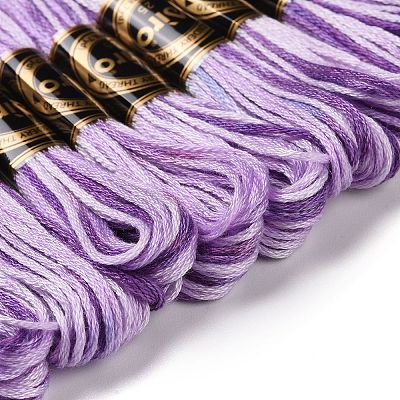 10 Skeins 6-Ply Polyester Embroidery Floss OCOR-K006-A34-1