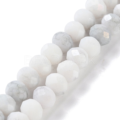 Electroplate Glass Beads Strands LAMP-S068-02D-1