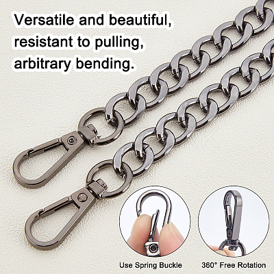 Aluminum Curb Chain Bag Handles FIND-PH0002-13B-1