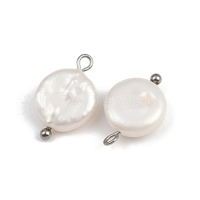 Natural Freshwater Pearl Keshi Pearl Pendants STAS-D378-08A-P-1