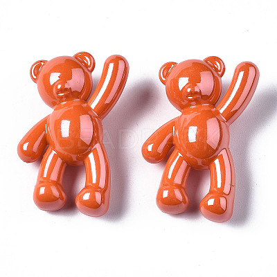 Opaque Acrylic Pendants PACR-ZX016-08G-1