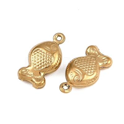 304 Stainless Steel Pendants STAS-L297-02G-1