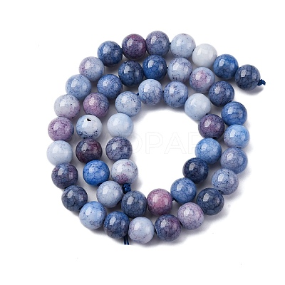 Ombre Effect Dyed Glass Beads Strands GLAA-T031-01O-04-1