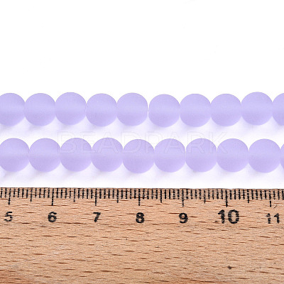 Transparent Glass Beads Strands GLAA-T032-T8mm-MD01-1