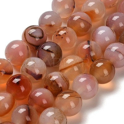 Natural Agate Beads Strands G-G175-A02-01-1