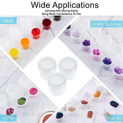 Plastic Paint Pots Strips CON-PH0001-84-1
