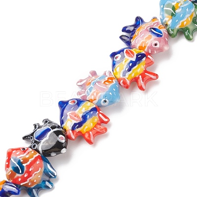 Handmade Porcelain Beads PORC-G002-54J-1