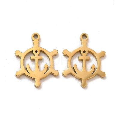 Ion Plating(IP) 304 Stainless Steel Pendants STAS-M089-43G-1