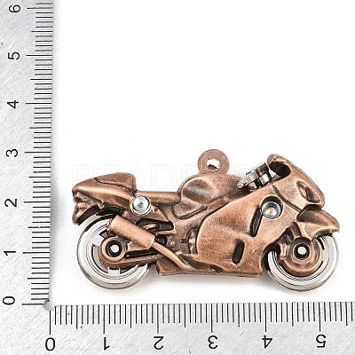 Tibetan Style Alloy Big Pendants AL-CBA2376-23R-1