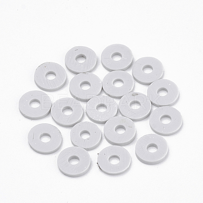 Handmade Polymer Clay Beads X-CLAY-R067-6.0mm-39-1
