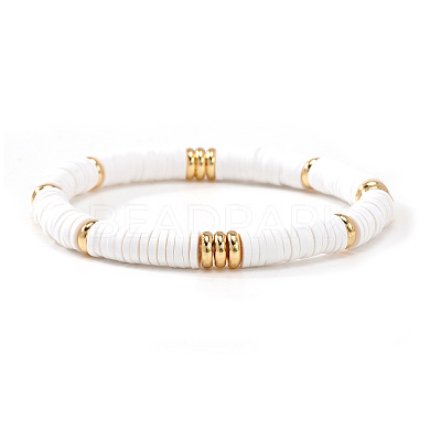 Alloy & Resin Beads Stretch Bracelets for Women UJ8716-5-1