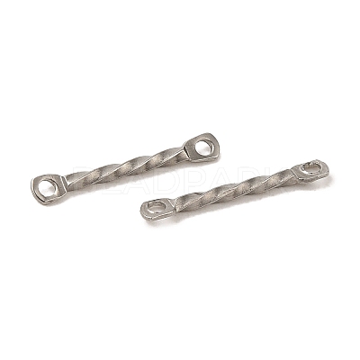 Non-Tarnish 304 Stainless Steel Connector Charms STAS-Q323-02C-P-1
