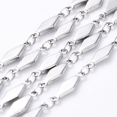 Tarnish Resistant 304 Stainless Steel Link Chains STAS-P219-65-1