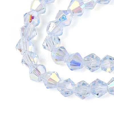 Transparent Glass Beads Strands LS-EGLA-N021-4mm-01-1