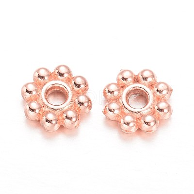 Alloy Daisy Spacer Beads PALLOY-L166-31RG-1