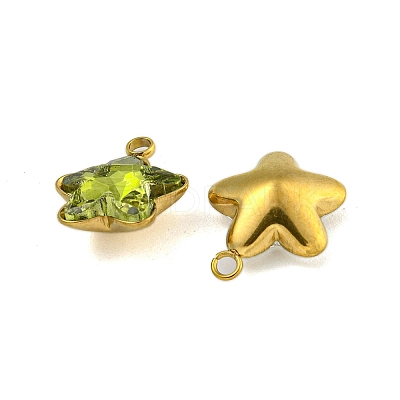 Ion Plating(IP) 304 Stainless Steel Charms STAS-U007-15G-1