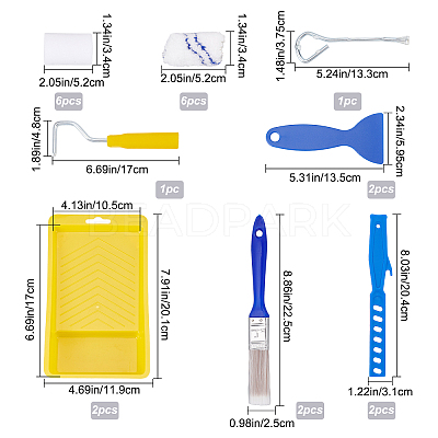 Wall Paint Tools Kit TOOL-CP0001-35-1