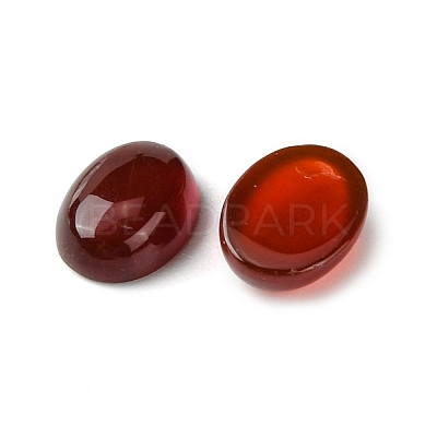Natural Red Agate Cabochons G-A094-01B-02-1