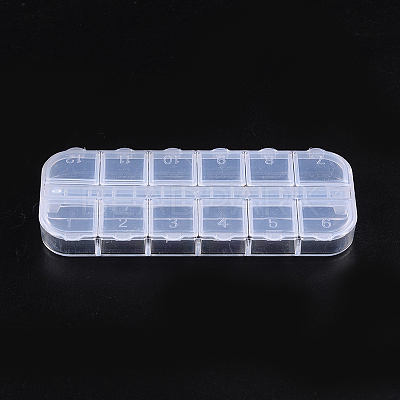 Plastic Bead Containers C087Y-1