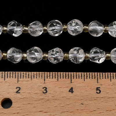 Natural Quartz Crystal Beads Strands G-K387-A16-01-1