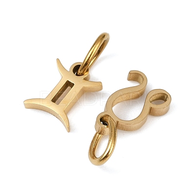 304 Stainless Steel Charms STAS-Z143-06G-1