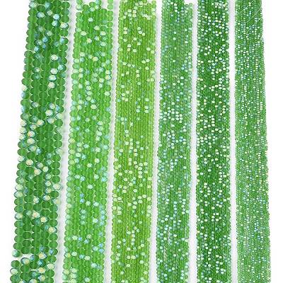 Transparent Glass Beads Strands EGLA-A044-T8mm-MB11-1
