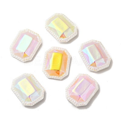 Opaque Resin Cabochons CRES-M014-25-1