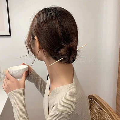 Brass Hair Sticks OHAR-C004-02KCG-1
