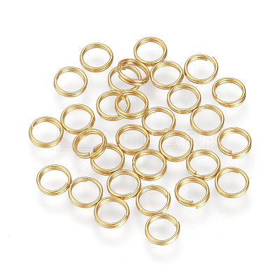 304 Stainless Steel Split Rings LS-STAS-Q186-01-8mm-G-1