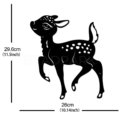 Iron Wall Art Decorations HJEW-WH0067-049-1