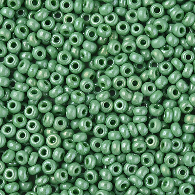 8/0 Czech Opaque Glass Seed Beads SEED-N004-003A-02-1