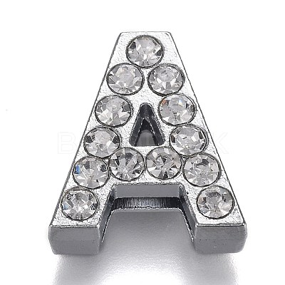 Alloy Slide Charms RB-F034-01-P-RS-1