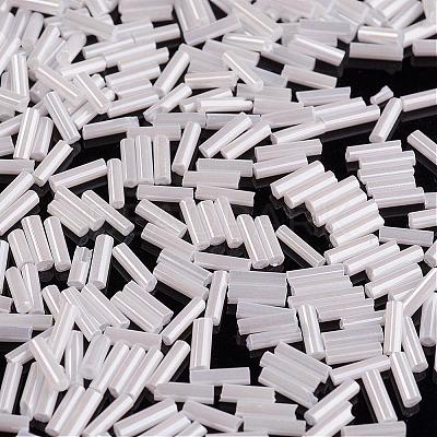 Glass Bugle Beads SEED-E001-6mm-121#-1
