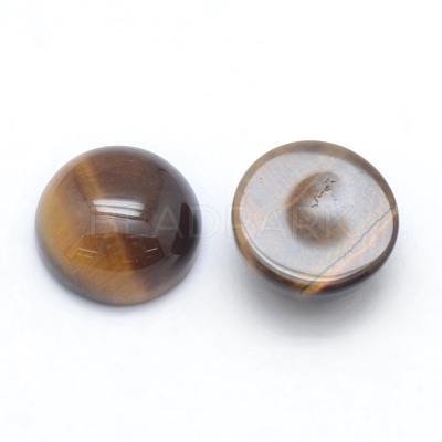 Natural Tiger Eye Cabochons G-E492-H-13-1