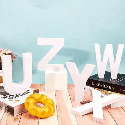 Wooden Letter Ornaments WOOD-GF0001-15-23-1